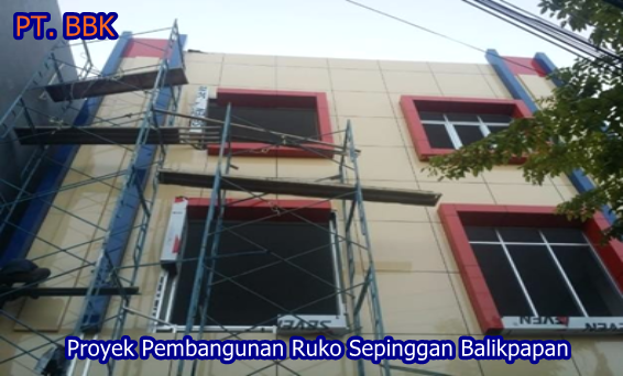 proyek pembangunan ruko